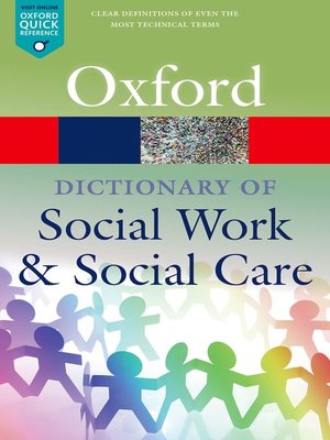 cover image of A Dictionary of Social Work and Social Care
